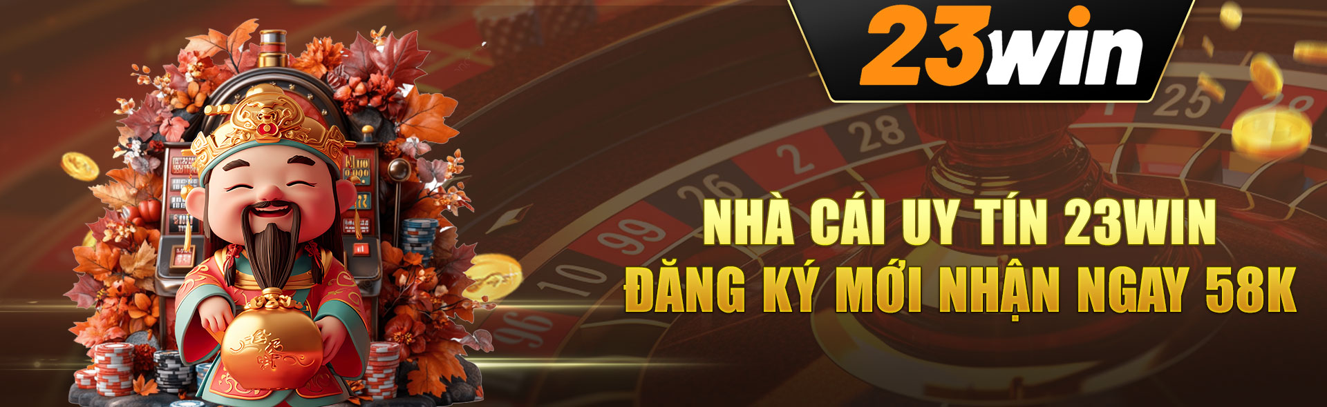 banner trang chủ chính thức nhà cái 23win